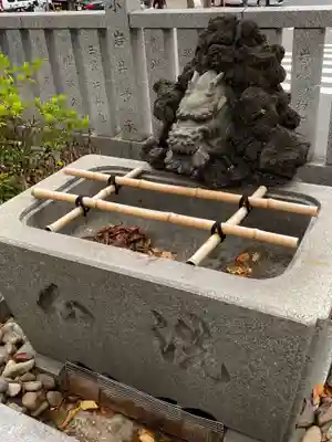 浅草富士浅間神社の手水舎