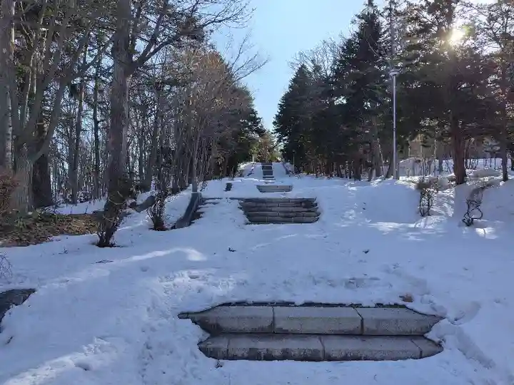 上川神社の景色