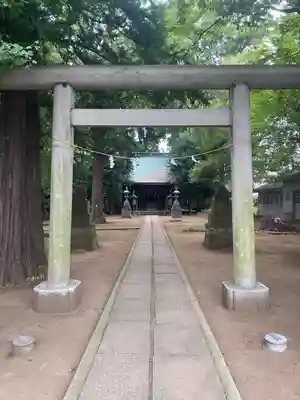 上連雀神明社の鳥居