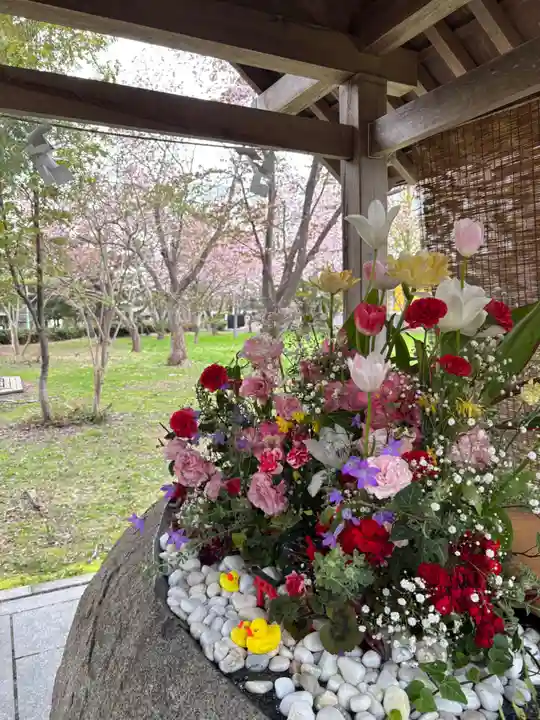 当別神社の手水舎