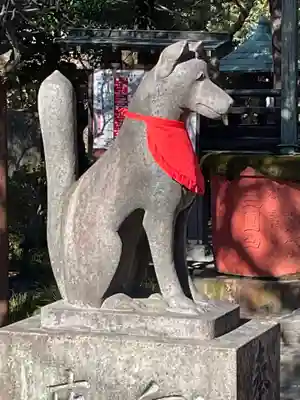 三囲神社の狛犬
