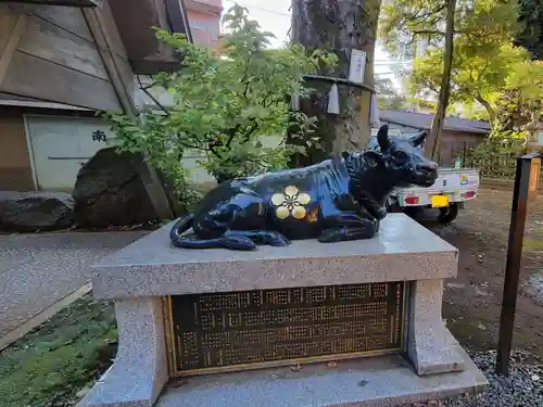 新井天神北野神社の狛犬