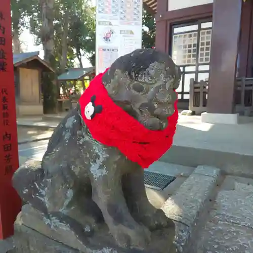 川越八幡宮の狛犬