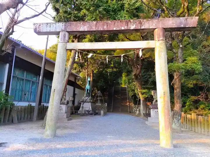 神明社(古見神明社)の鳥居