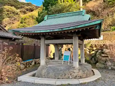 和布刈神社の手水舎