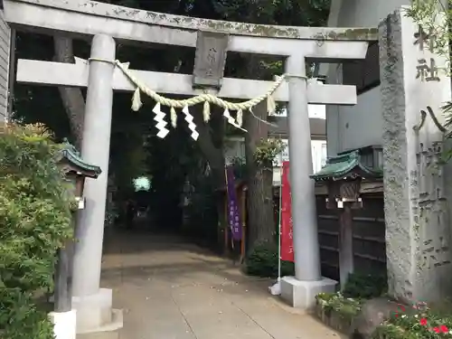 戸越八幡神社の鳥居