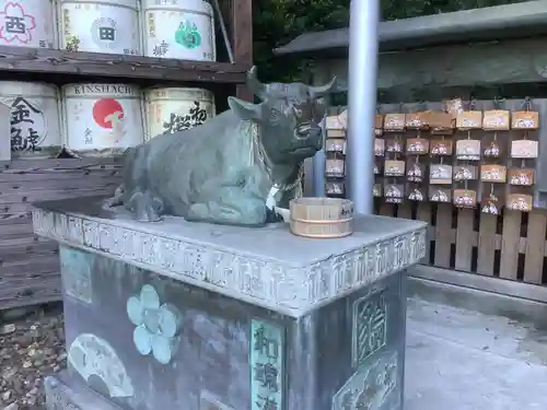 神前神社の狛犬