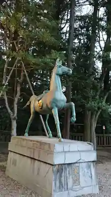 宇都宮二荒山神社の狛犬