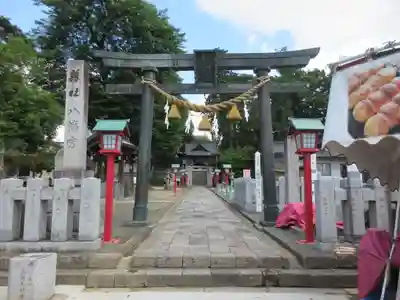 下野國一社八幡宮の鳥居