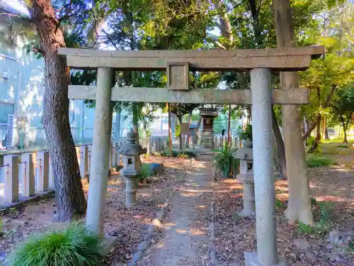 御園神明社の鳥居