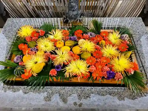 長良神社の手水