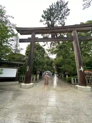 寒川神社の鳥居