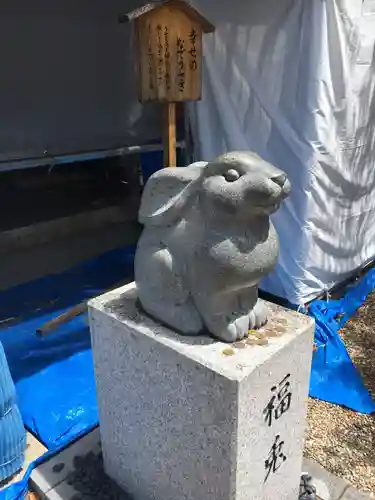 三輪神社の狛犬