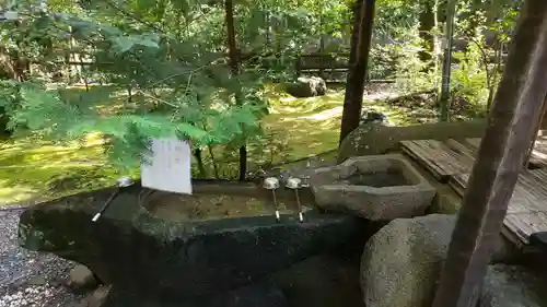 野宮神社の手水舎