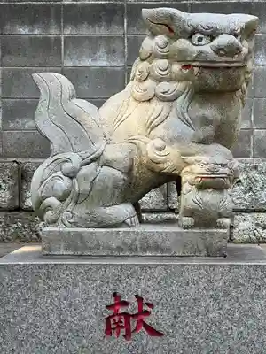 別所白山神社の狛犬