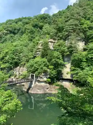 塔のへつりの周辺