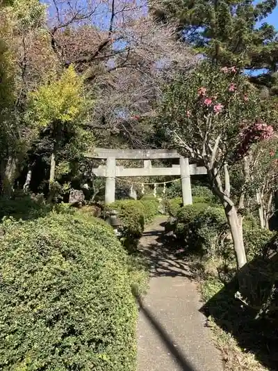 白子熊野神社の鳥居