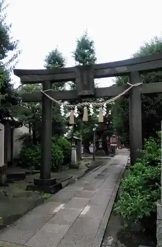 薭田神社の鳥居