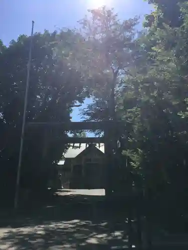 月寒神社の鳥居