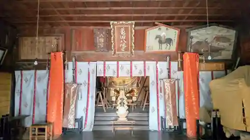亀田八幡宮の本殿・本堂