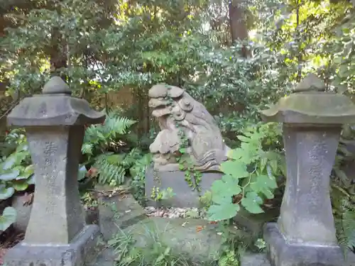 新田神社の狛犬