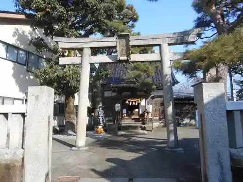 東山菅原神社の鳥居