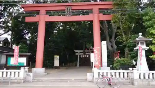 世田谷八幡宮の鳥居