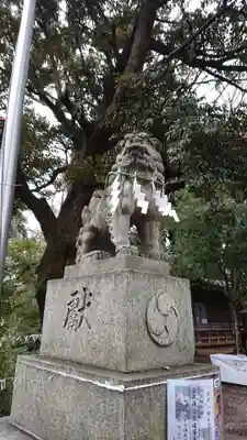 雪ケ谷八幡神社の狛犬