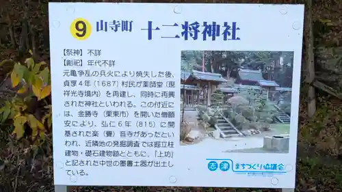 十二將神社（小槻大社飛地境内）(滋賀県)