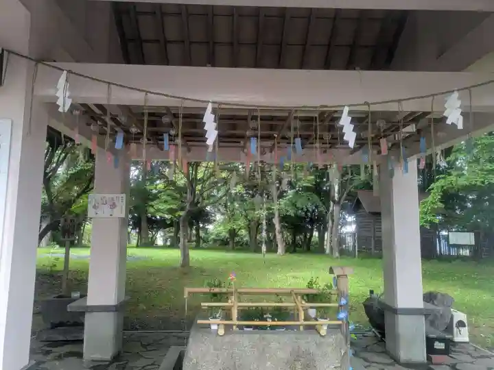 中嶋神社の手水舎