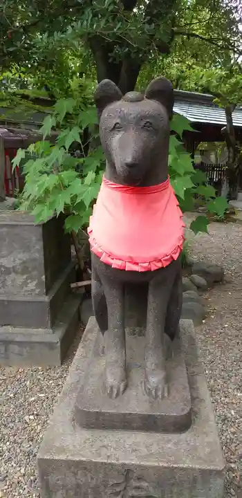 三囲神社の狛犬