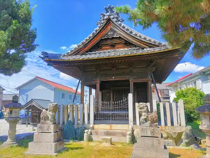 八王子社の本殿・本堂