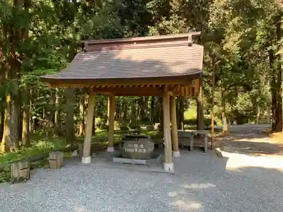 山宮浅間神社の手水舎