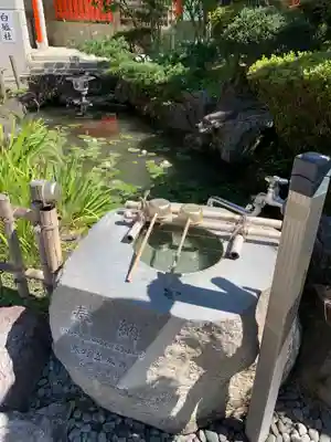 高屋敷稲荷神社の手水舎