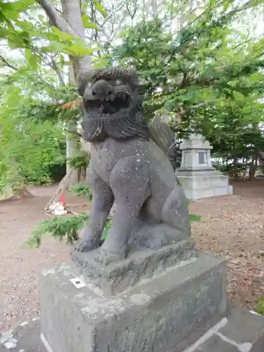 信濃神社の狛犬