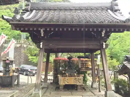 岐阜善光寺の手水