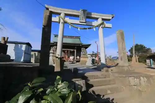 熊野福藏神社の鳥居