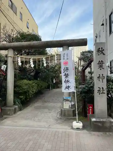 秋葉神社の鳥居