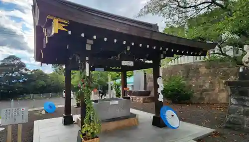 福島縣護國神社の手水舎