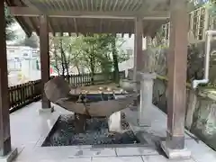 安積國造神社の手水