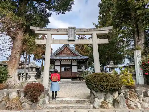 苗田神社の鳥居