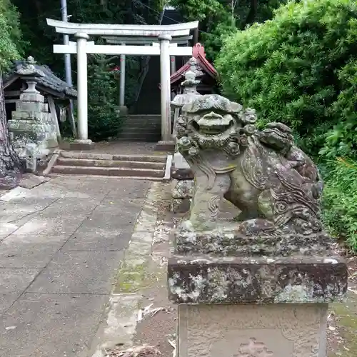 素鵞熊野神社の狛犬