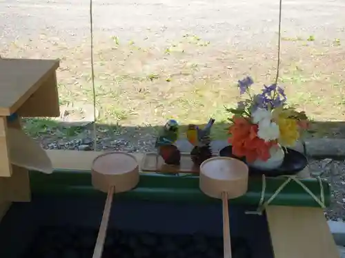 留辺蘂神社の手水舎