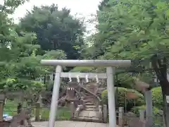 鳩森八幡神社の鳥居