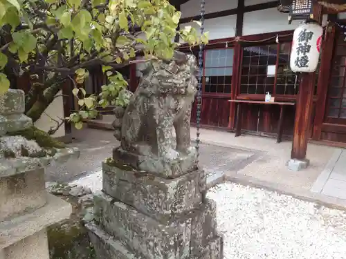 片埜神社の狛犬