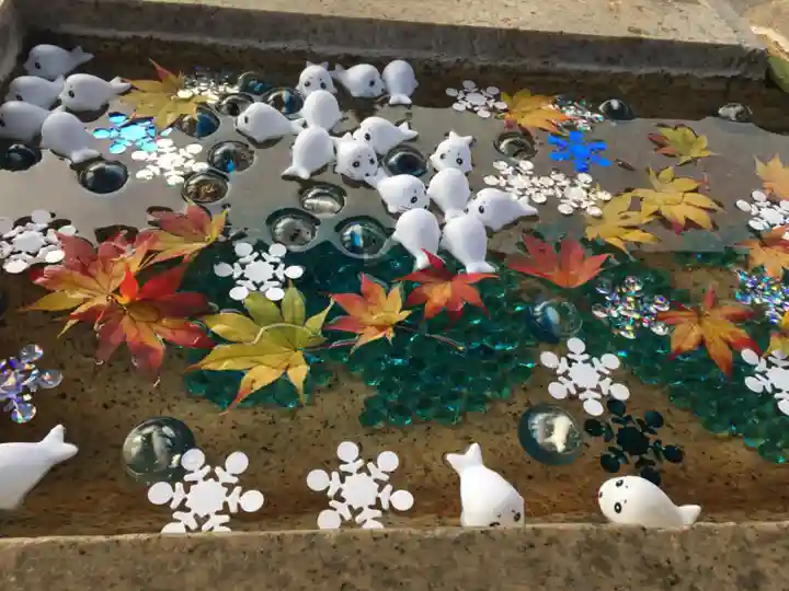 長野縣護國神社の手水舎