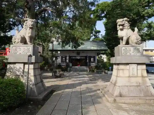 下神明天祖神社の狛犬