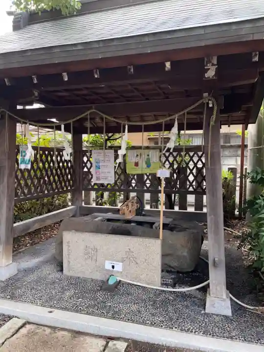 我堂八幡宮の手水舎