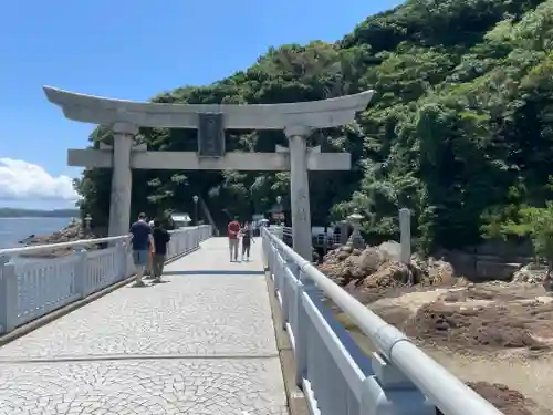 八百富神社の鳥居