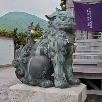 椴法華八幡神社の狛犬